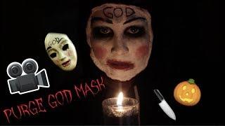Reattached Purge Mask Halloween Tutorial  Jenna Danielle Beauty
