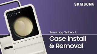 How to attach and remove your Galaxy Flip case  Samsung US