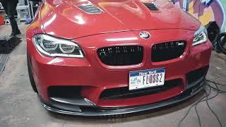 BMW F10 M5 COMES IN WITH RUINED WRAP JOB