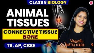 Animal Tissues  CONNECTIVE TISSUE - BONE  Class 9 Biology  TS AP CBSE  SSC Biology 2025