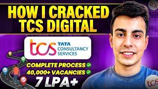 How I Got TCS Digital 7 LPA+ Offer  Full Roadmap  Strategy to Crack TCS NQT