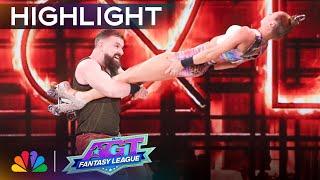 Billy & Emily England attempt their MOST DANGEROUS act EVER  Finals  AGT Fantasy League 2024