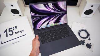 15-inch MacBook Air M2 Unboxing & Review Midnight