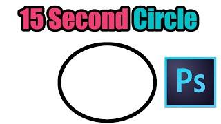 How to Draw  Create Unfilled Circles in Photoshop Fast Tutorial