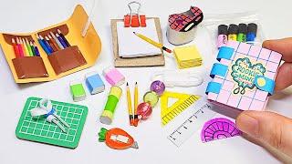 Create 17 school supplies miniatures  DIY School Supplies Miniatures