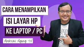 Cara Menampilkan Isi Layar HP  Smartphone di Laptop  PC Pakai Aplikasi Phone Link