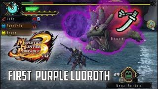 Return to MHP3rd  First Purple Ludroth Longsword