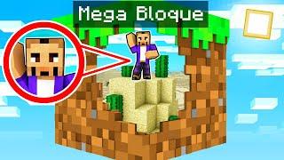 Minecraft Pero Solo hay 1 Bloque Gigante