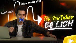 YouTubeda KANAL ochish va Top YOUTUBER bolish - YouTube toliq video darslik