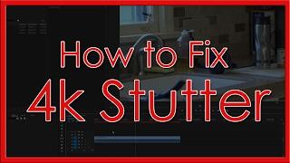 How to fix 4k jiddersstutters using Premieres Optical Flow