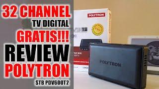 STB Polytron DVB-T2 - Polytron PDV 600T2 FULL WALKTHROUGH