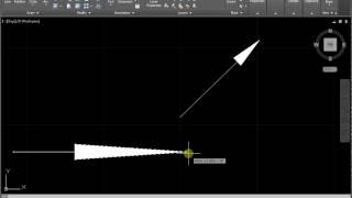 The arrow in AutoCAD
