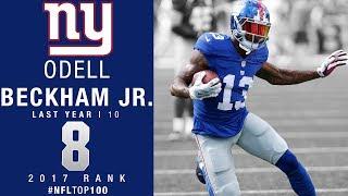 #8 Odell Beckham Jr. WR Giants  Top 100 Players of 2017  NFL