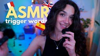 ASMR Palabras Detonantes en distintos idiomas  TRIGGER WORDS