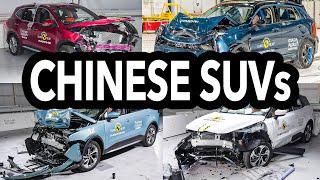 Chinese SUV Crash Test – Really Safe?? Nio ES8 Aiways U5 Lynk&Co 01 MG HS