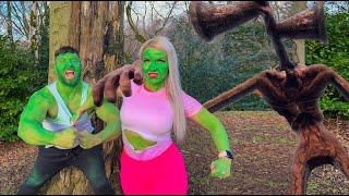 Hulk Smash Vs Siren Head In Real Life