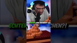 ECHTEN LEGO KUCHEN ESSEN? #larsoderso #shorts #reaction