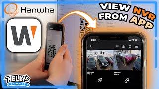 How to Connect your Hanwha NVR to the Wisenet Mobile App with P2P + Finding IP Address