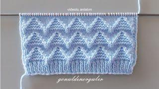 Zikzak Bayan Yelekleri Bebek Yeleği Örgü Modelleri  Knitting Patterns 265