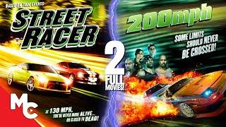 Street Racer + 200 MPH  2 Full Action Movies  Double Feature