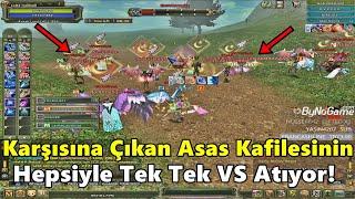 DomenicoWacco - Karşısına Çıkan Asas Kafilesi İle  Tek Tek VS Atıyor  Knight Online