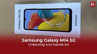 Samsung Galaxy M14 5G Unboxing budget phone with 5G 90Hz screen and more