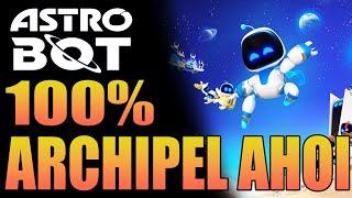 Astro Bot 100% Guide - Archipel Ahoi - Alle Bots - Alle Puzzle - Geheimlevel - Go-Go Archipelago