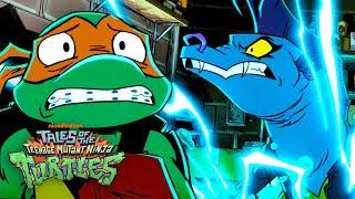 Mikey Fights a Giant Electric EEL ️ Full Scene  Tales of the Teenage Mutant Ninja Turtles