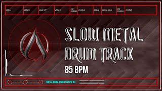 Slow Metal Drum Track 85 BPM HQHD