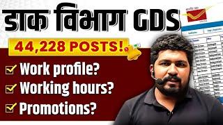 GDS Vacancy 2024  Working Profile & Working Hours Complete Detail  Post Office GDS Vacancy 2024