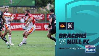 Highlights  Catalans Dragons v Hull FC  2024 Betfred Super League Round 19