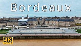 Bordeaux  France   4K Drone Footage