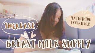 My Tips for Increasing BREASTMILK SUPPLY   My experience of pumping 60 oz  How to POWER PUMP