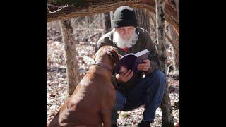 Reading The Book of Ephesians with Greg Beel  and Rhodesian Ridgeback  Wonderdog Storm