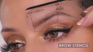 Beginner-Friendly NATURAL-Looking Brow Tutorial - Using Brow Stencil  Shonagh Scott