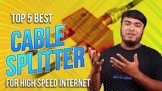 Top 5 Best Cable Splitter for High Speed Internet Review 2022 Antenna Television Satellite Radio