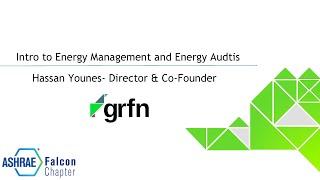 Webinar Introduction of Energy Management and Energy Audits