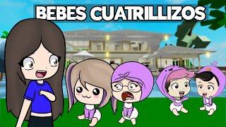 Melina Adopta Bebes Cuatrillizos en Brookhaven Roblox