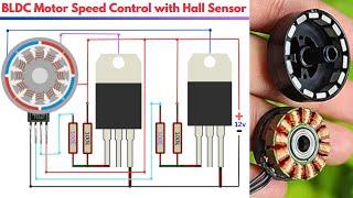 Brushless motor speed control with hall sensor   #bldc #controller