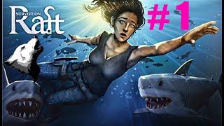 Survival on Raft Erste Einblicke Gameplay Deutsch # 1