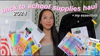 BACK TO SCHOOL SUPPLIES HAUL *essentials for school* 2024 ️