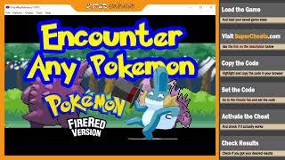 Pokemon Fire Red Wild Pokemon Modifier Cheat