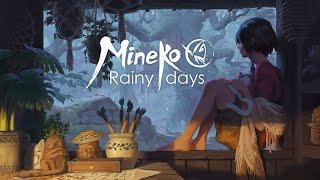 Mineko rainy days - speed painting