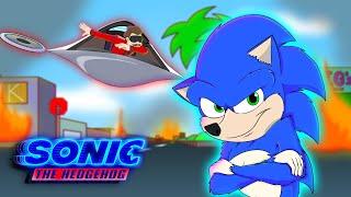 Basically the Sonic the Hedgehog Movie Sonic Movie ANIMATION Part 1