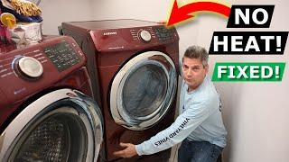 Dryer Wont Heat Up Or Dry Clothes - DIY How To Fix Heater In 2024