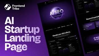 Create a Stunning AI Landing Page from Scratch React Next.js Tailwind Framer Motion