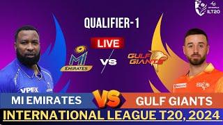 MI Emirates vs Gulf Giants Live Qualifier 1  MIE Vs GG Live  ILt20 Live Match Today #ilt20 #live