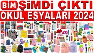 BİM OKUL EŞYALARI 2024  BİM AĞUSTOS 2024 KIRTASİYE ÜRÜNLERİ  BİM AKTÜEL BU HAFTA