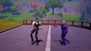 Dance battle в FORTNITE  Призрачный Мидас против Мидаса