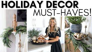HOLIDAY DECOR MUST-HAVES  2023 CHRISTMAS DECORATING IDEAS  TIMELESS HOLIDAY DECOR STAPLES